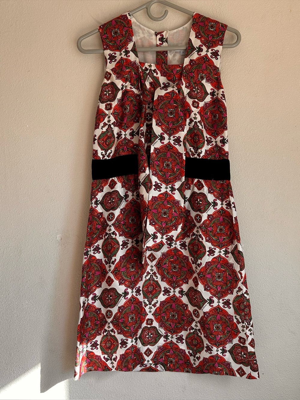 See By Chloe Dress Sz 4 Medallion Paisley Mandala Print Sleeveless Silk Dress